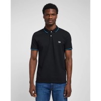 мъжки,блузи,с,яка,lee,piqué,short,sleeve,polo,black,(black)