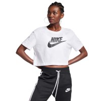 тениска,дамски,тениски,nike,sportswear,essential,icon,futura,crop,short,sleeve,t,shirt,white,black,(white)