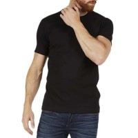 тениска,мъжки,тениски,petrol,industries,ribbed,neck,short,sleeve,t,shirt,black