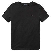 тениска,детски,тениски,tommy,hilfiger,basic,short,sleeve,t,shirt,meteorite,(black)