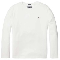 тениска,детски,тениски,tommy,hilfiger,basic,knit,long,sleeve,t,shirt,white,(bright,white)