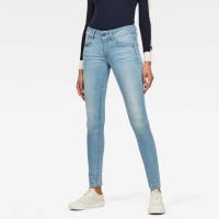 дънки,дамски,панталони,g,star,lynn,mid,waist,skinny,jeans,light,aged,(blue)