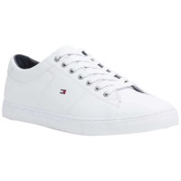маратонки,мъжки,маратонки,дамски,маратонки,tommy,hilfiger,essential,leather,lace,up,trainers,white,(white)