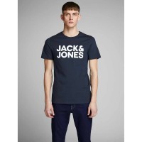 тениска,мъжки,тениски,jack,&,jones,corp,logo,short,sleeve,t,shirt,navy,blazer,(blue)