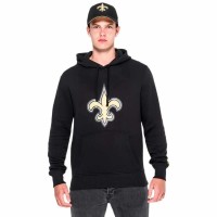 суичър,мъжки,пуловери,new,era,nfl,team,logo,new,orleans,saints,hoodie,black,(black)