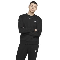 блуза,мъжки,пуловери,nike,sportswear,club,sweatshirt,black,(black,white)