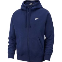 блуза,мъжки,пуловери,nike,sportswear,club,full,zip,sweatshirt,midnight,navy,midnight,navy,white,(blue)