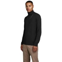 блуза,мъжки,пуловери,jack,&,jones,emil,knit,high,neck,sweater,black
