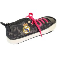 канцеларски,принадлежности,safta,real,madrid,sport,shoe,shaped,pencil,case,black,(black,pink,white)