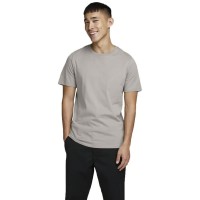 тениска,мъжки,тениски,jack,&,jones,basic,o,neck,detail,slim,short,sleeve,t,shirt,grey,(crockery)