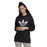 суичър,дамски,блузи,adidas,originals,trefoil,hoodie,black,(black,white)