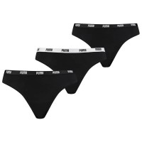 дамско,бельо,дамски,бикини,и,танкини,puma,thong,3,units,black