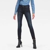 дънки,дамски,панталони,g,star,3301,high,waist,skinny,jeans,dark,aged,(blue)