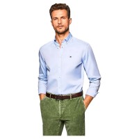 риза,с,дълъг,ръкав,мъжки,ризи,hackett,continuity,wash,oxford,long,sleeve,shirt,sky,(blue)