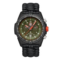 други,аксесоари,luminox,bear,grylls,survival,land,3780,series,strap,black,(green,paracord,black)