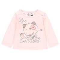 тениска,детски,тениски,boboli,knit,long,sleeve,t,shirt,pink,(pink)