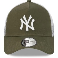 шапка,всички,шапки,new,era,new,york,yankees,mlb,e,frame,trucker,league,essential,cap,green,med,(green)