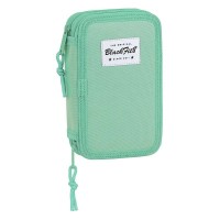 канцеларски,принадлежности,safta,small,double,filled,28,pieces,pencil,case,turquoise,(green)