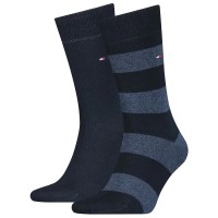 чорапи,мъжки,чорапи,tommy,hilfiger,rugby,socks,2,pairs,dark,navy,(blue)