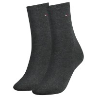 чорапи,дамски,чорапи,tommy,hilfiger,casual,socks,2,pairs,anthracite,melange,(grey)