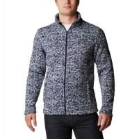 поларено,горнище,с,цип,мъжки,якета,columbia,chillin,full,zip,fleece,grey,(collegiate,navy,scatter)