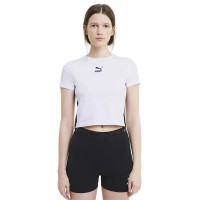 тениска,дамски,тениски,puma,classics,t7,crop,short,sleeve,t,shirt,puma,white,(white)