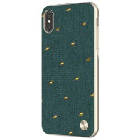 други,аксесоари,moshi,vesta,iphone,xs,max,silicone,phone,case,green