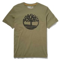 тениска,мъжки,тениски,timberland,kennebec,river,tree,logo,short,sleeve,t,shirt,grape,leaf,(green)