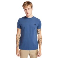 тениска,мъжки,тениски,timberland,dunstan,river,slim,short,sleeve,t,shirt,dark,denim,(blue)