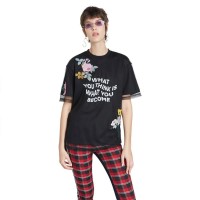 тениска,дамски,тениски,desigual,become,short,sleeve,t,shirt,black,(black)