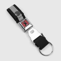 ключодържатели,chrome,mini,buckle,key,chain,black,silver,(silver,buckle)