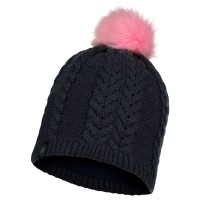 поларена,шапка,всички,шапки,buff,®,knitted,&,fleece,beanie,black,(nina,night,blue)