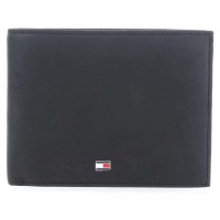 портфейли,и,портмонета,tommy,hilfiger,johnson,flap,and,coin,pocket,wallet,black,(black)