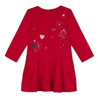 рокля,дамски,поли,и,рокли,3pommes,miss,chelsea,mini,long,sleeve,short,dress,red,(cerise)
