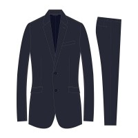 мъжки,костюми,hackett,b&t,birdseye,m,suit,brown,(navy)