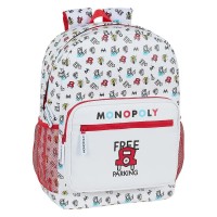 раница,раници,safta,monopoly,18l,backpack,white,(white,red)