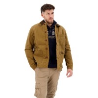 мъжки,якета,superdry,utility,mix,overshirt,duck,wax,(brown)