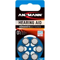 батерии,ansmann,1x6,zinc,air,675,pr44,button,battery,silver