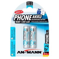 батерии,ansmann,1x2,maxe,nimh,rechargeable,mignon,aa,dect,phone,batteries,1300mah,silver,(silver)