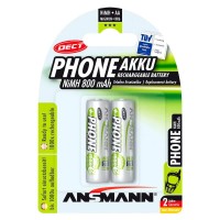 батерии,ansmann,1x2,maxe,nimh,rechargeable,mignon,aa,dect,phone,batteries,800mah,silver,(silver)