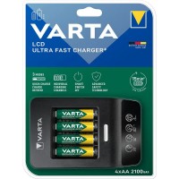 батерии,varta,lcd,ultra,fast,charger,with,4,batteries,aa12v,2100mah,black,(black,silver)