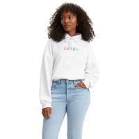 суичър,дамски,блузи,levi´s,®,graphic,rider,hoodie,white,(hoodie,rider,irid)