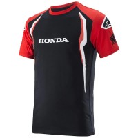 тениска,мъжки,тениски,alpinestars,honda,short,sleeve,t,shirt,black,(red,black)