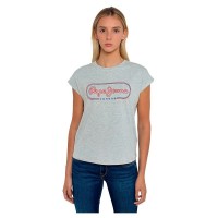 тениска,дамски,тениски,pepe,jeans,carol,short,sleeve,t,shirt,grey,marl,(grey)
