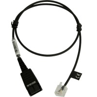 слушалки,jabra,quick,disconnect,to,modular,rj,extension,cord,for,siemens,open,stage,black,(black)