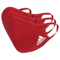 други,аксесоари,adidas,logo,face,mask,3,units,power,red,(red)