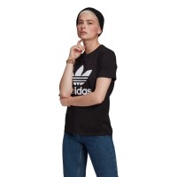 тениска,дамски,тениски,adidas,originals,adicolor,trefoil,short,sleeve,t,shirt,black,(black)