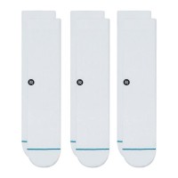 чорапи,мъжки,чорапи,stance,icon,socks,3,pairs,white