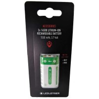 батерии,led,lenser,14500,li,ion,for,mh8,1550mah,3.7v,2,units,grey,(grey)