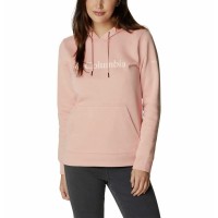 суичър,дамски,блузи,columbia,logo,hoodie,pink,(faux,pink)